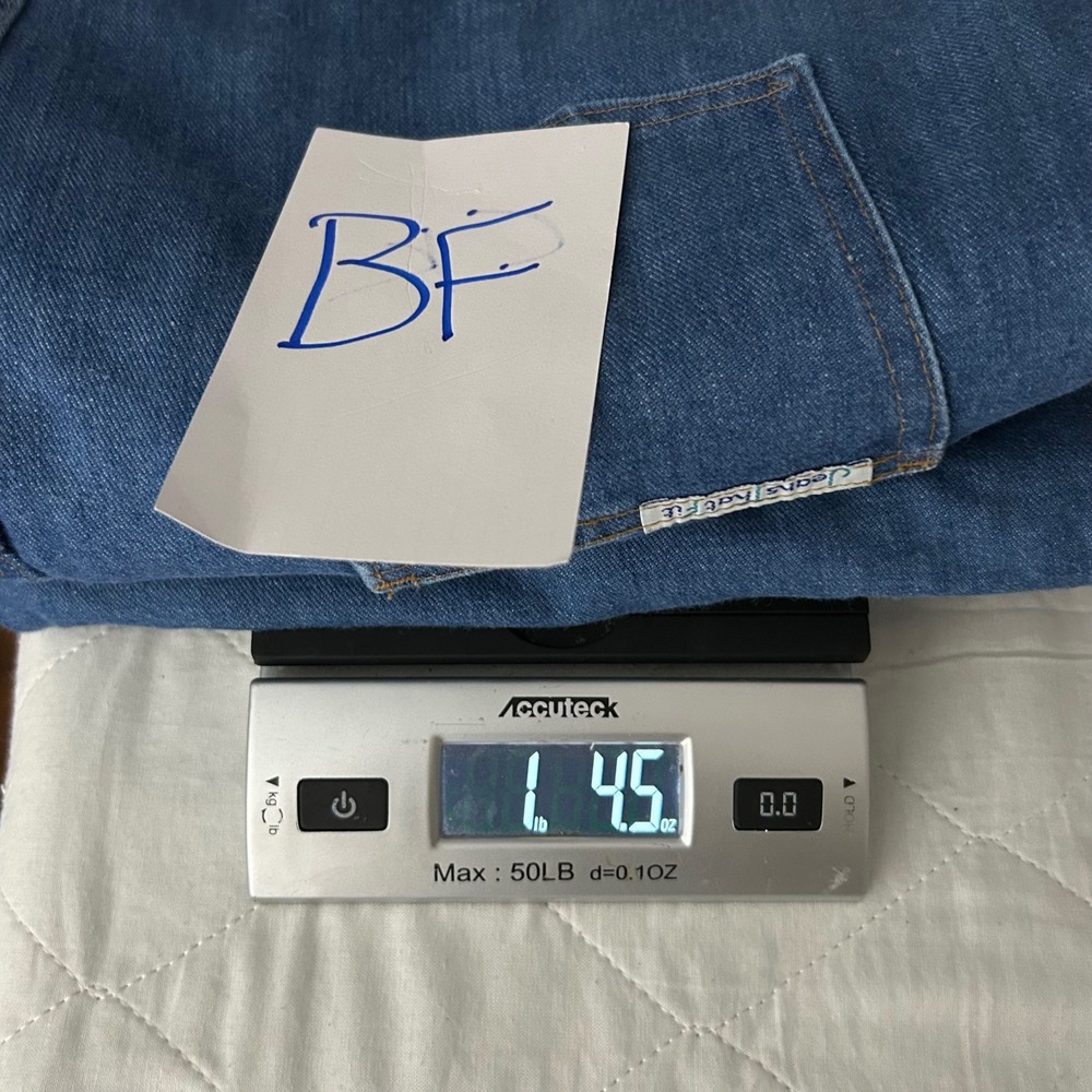 VTG Sears Jeans That Fit 20 Tall Regular‎ High Rise Blue Denim Straight Leg 70s - Picture 10 of 10